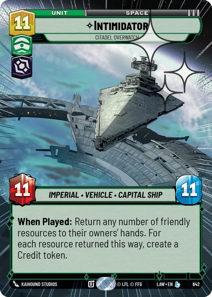 Intimidator - Citadel Overwatch — A Lawless Time — Star Wars: Unlimited