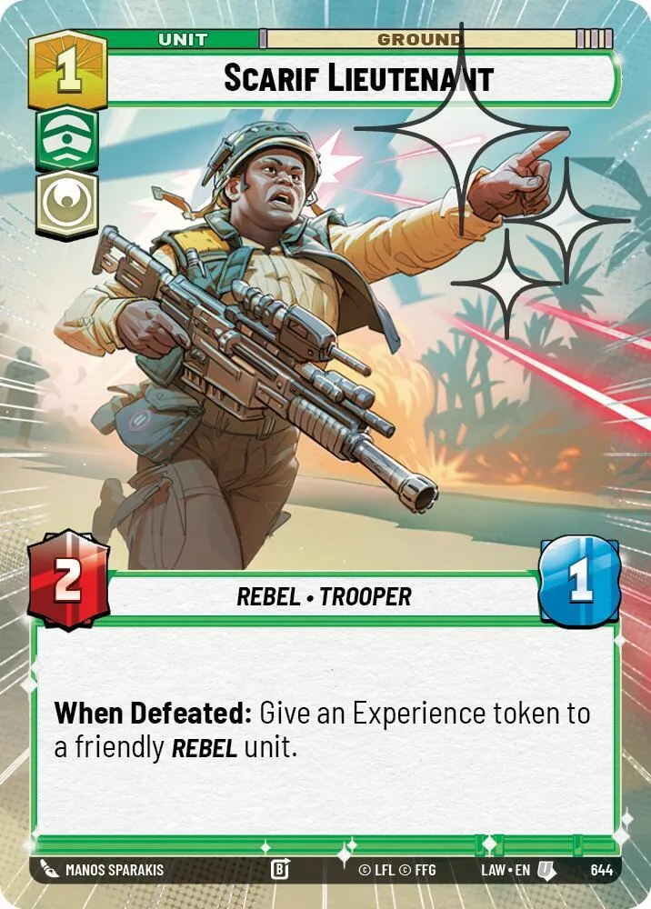Lieutenant sur Scarif — A Lawless Time — Star Wars: Unlimited
