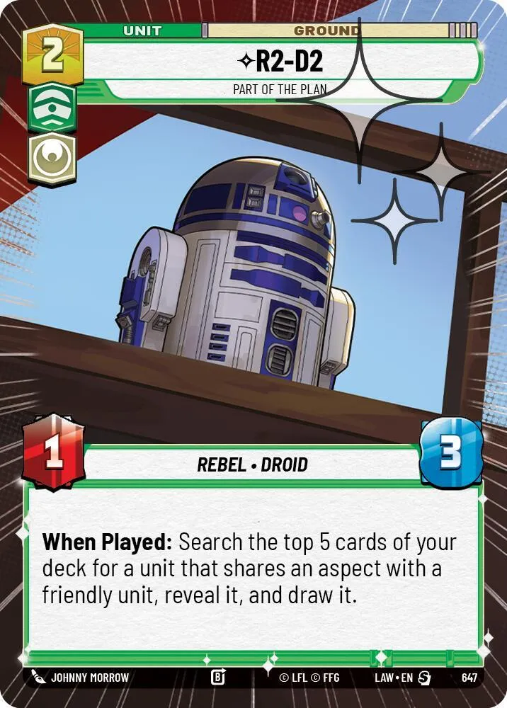 R2-D2 - Fait Partie Du Plan — A Lawless Time — Star Wars: Unlimited