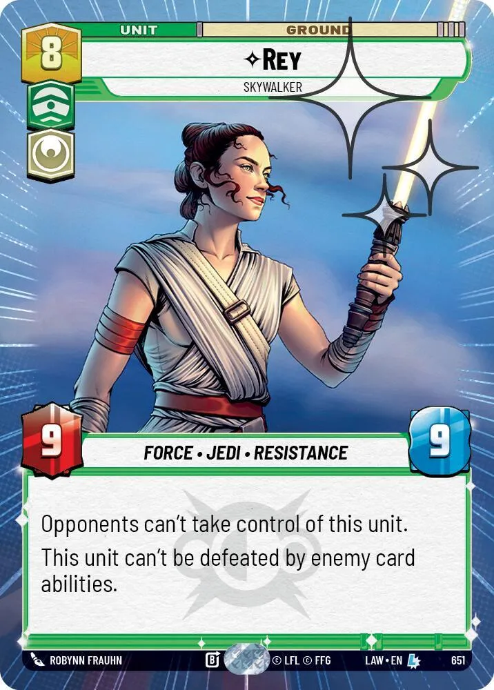 Rey - Skywalker — A Lawless Time — Star Wars: Unlimited