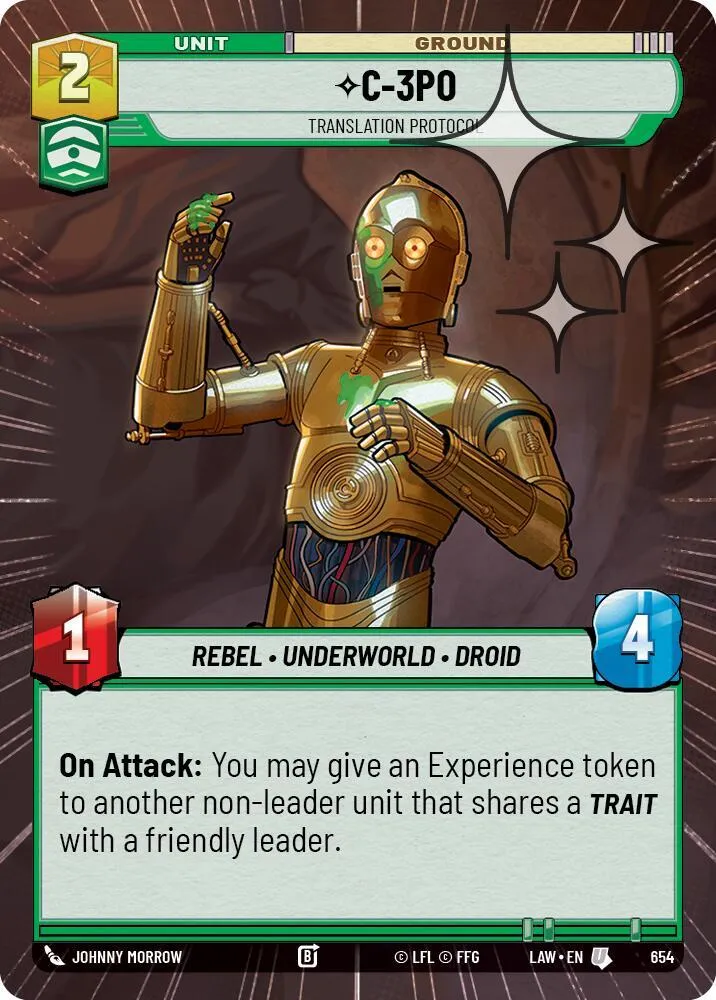 C-3PO - Translation Protocol — A Lawless Time — Star Wars: Unlimited