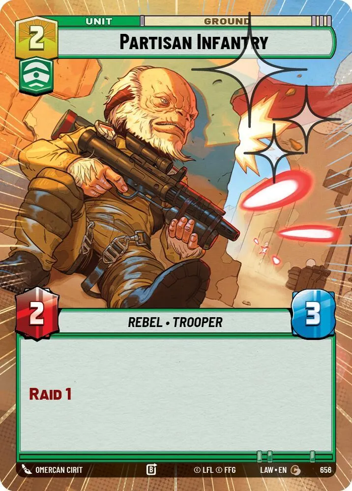 Infanterie Partisane — A Lawless Time — Star Wars: Unlimited