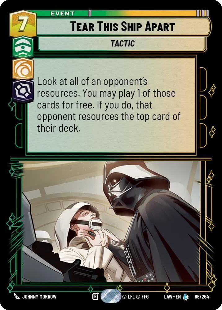 Tear This Ship Apart — A Lawless Time — Star Wars: Unlimited