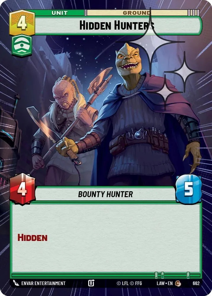 Chasseurs Cachés — A Lawless Time — Star Wars: Unlimited