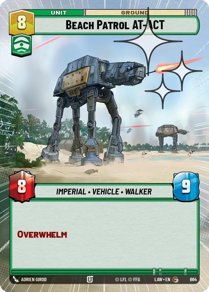 TCB-TT de Patrouille Côtière — A Lawless Time — Star Wars: Unlimited