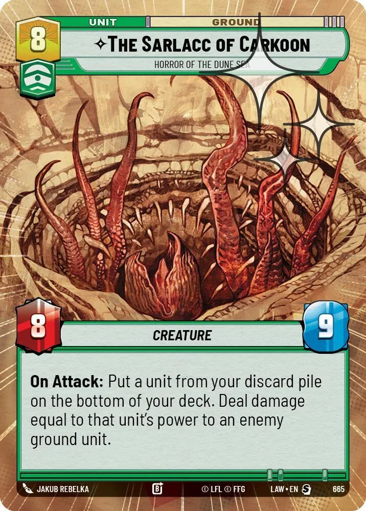 The Sarlacc of Carkoon - Horror of the Dune Sea — A Lawless Time — Star Wars: Unlimited