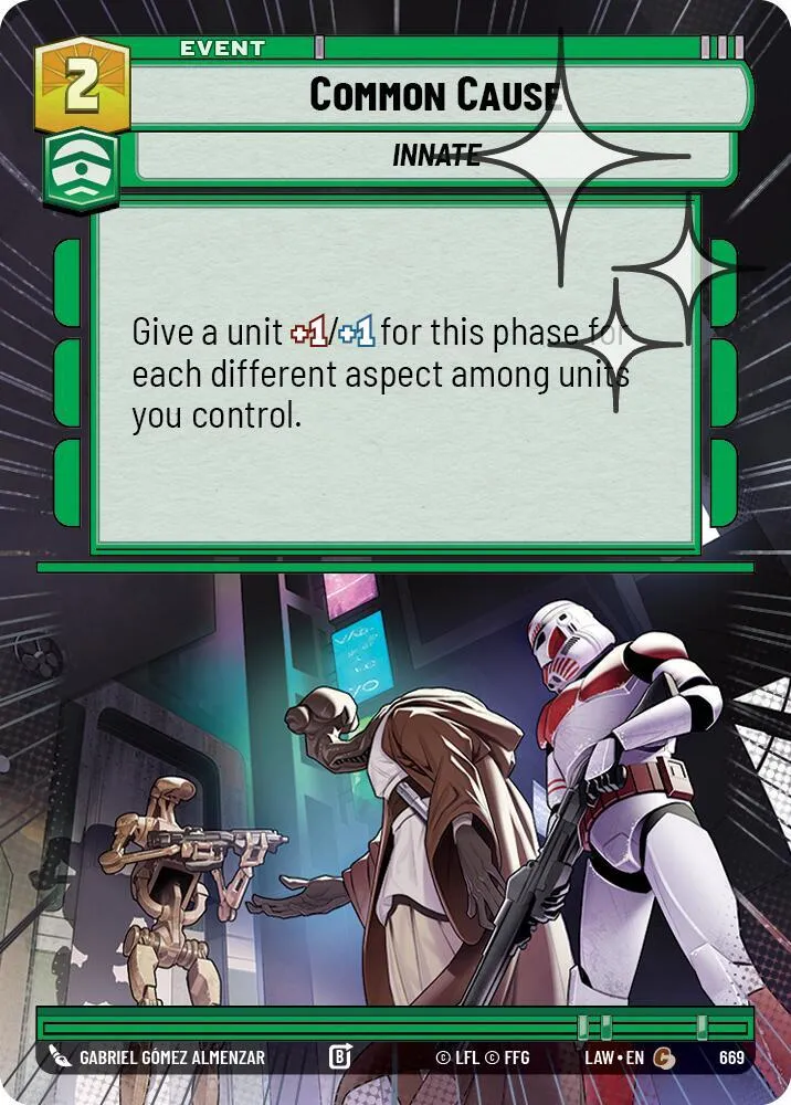 Cause Commune — A Lawless Time — Star Wars: Unlimited