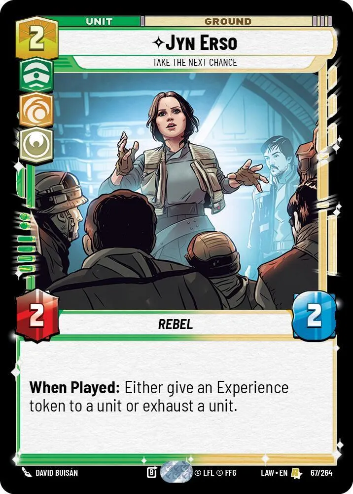 Jyn Erso - Take the Next Chance — A Lawless Time — Star Wars: Unlimited