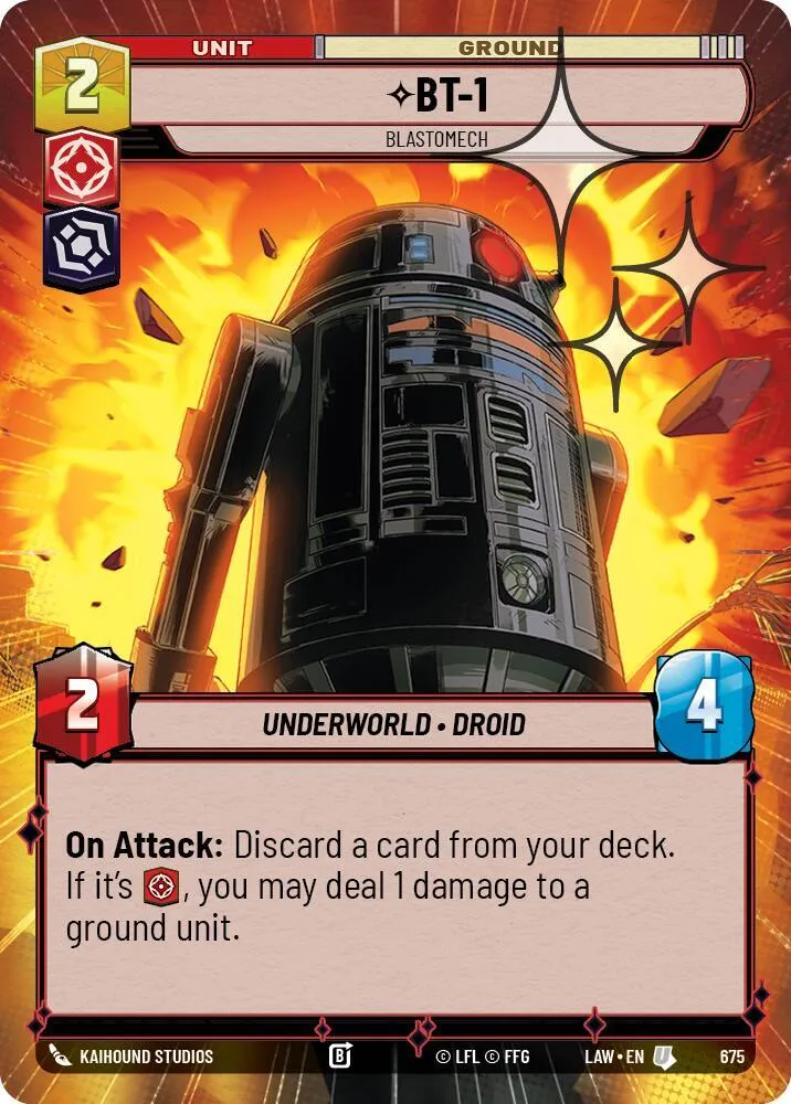 BT-1 - Blastomech — A Lawless Time — Star Wars: Unlimited
