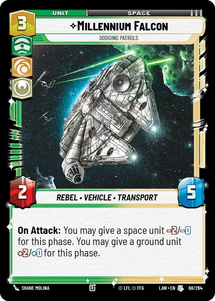 Faucon Millenium - Esquive Les Patrouilles — A Lawless Time — Star Wars: Unlimited