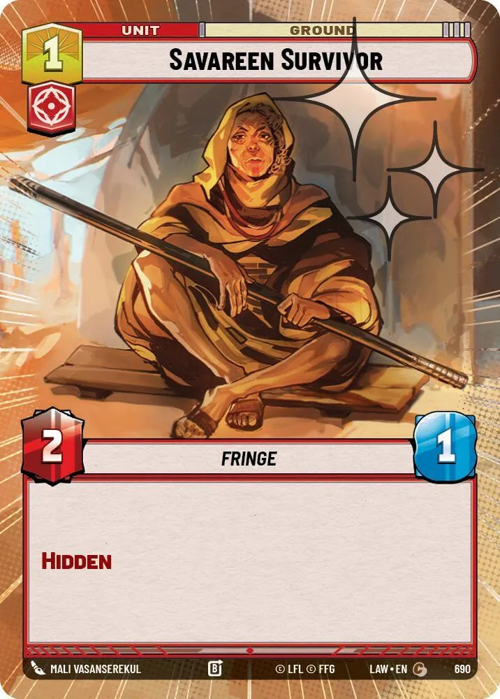 Survivant de Savareen — A Lawless Time — Star Wars: Unlimited