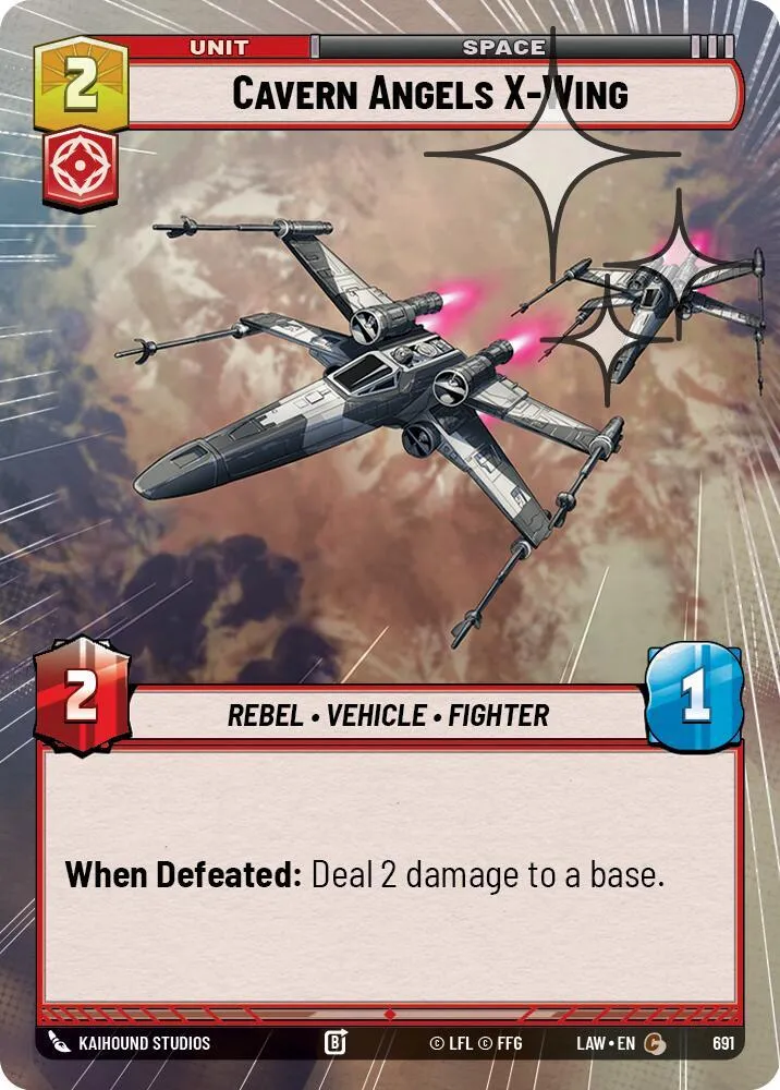 Cavern Angels X-Wing — A Lawless Time — Star Wars: Unlimited