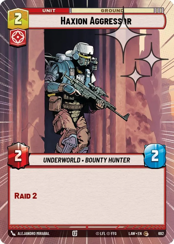 Agresseur d'Haxion — A Lawless Time — Star Wars: Unlimited