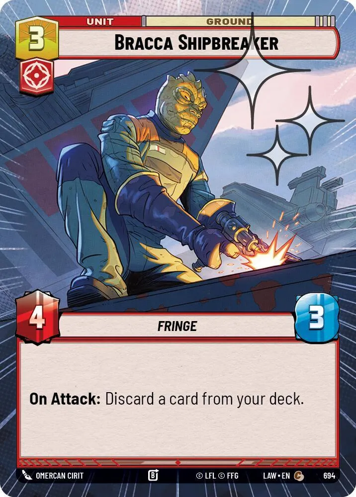 Démolisseur Naval de Bracca — A Lawless Time — Star Wars: Unlimited