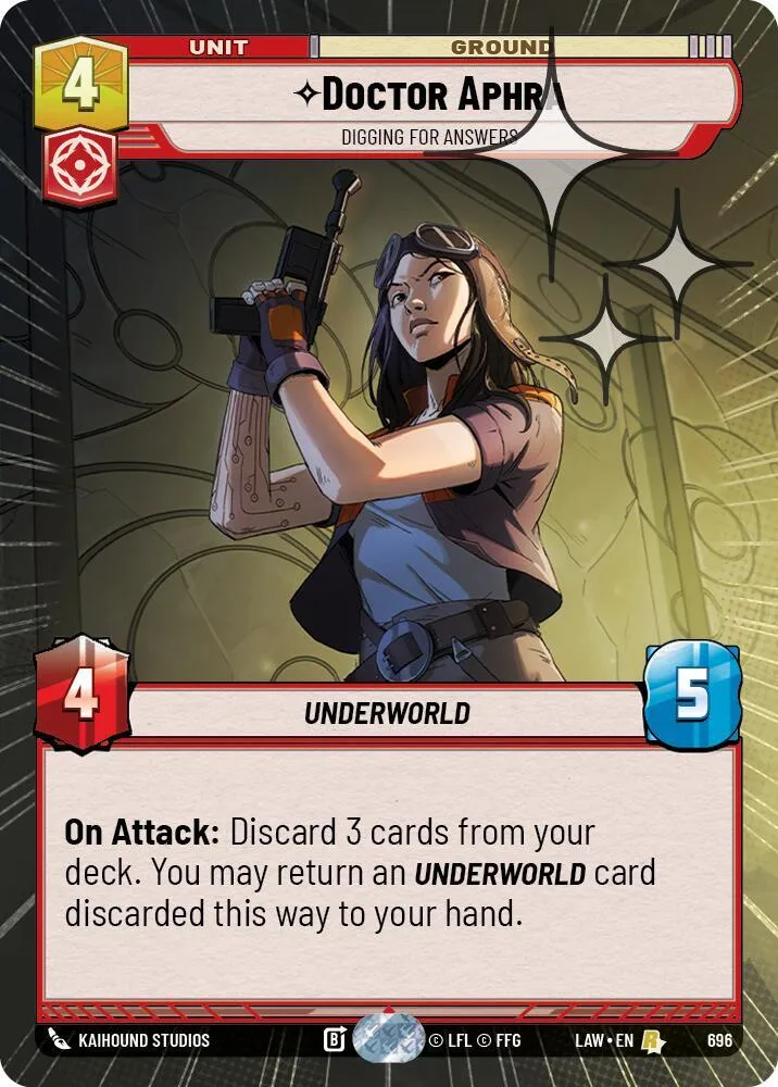 Doctor Aphra - Digging for Answers — A Lawless Time — Star Wars: Unlimited