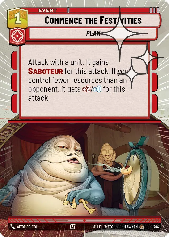 Commence the Festivities from A Lawless Time - Star Wars: Unlimited