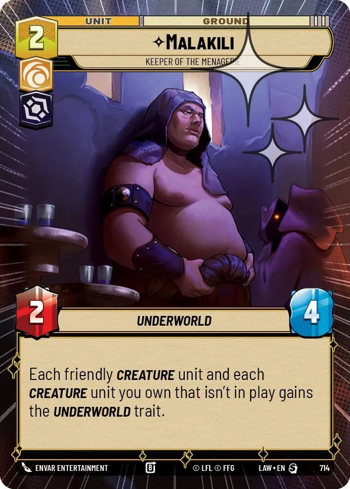 Malakili - Keeper of the Menagerie — A Lawless Time — Star Wars: Unlimited