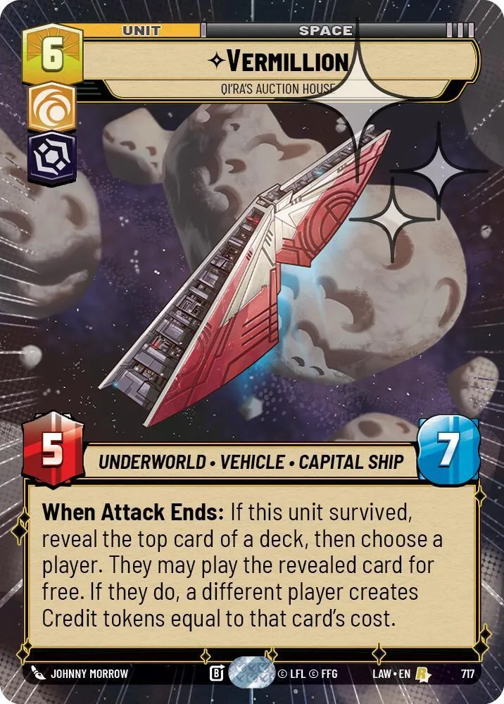 Vermillion - Qi'Ra's Auction House — A Lawless Time — Star Wars: Unlimited
