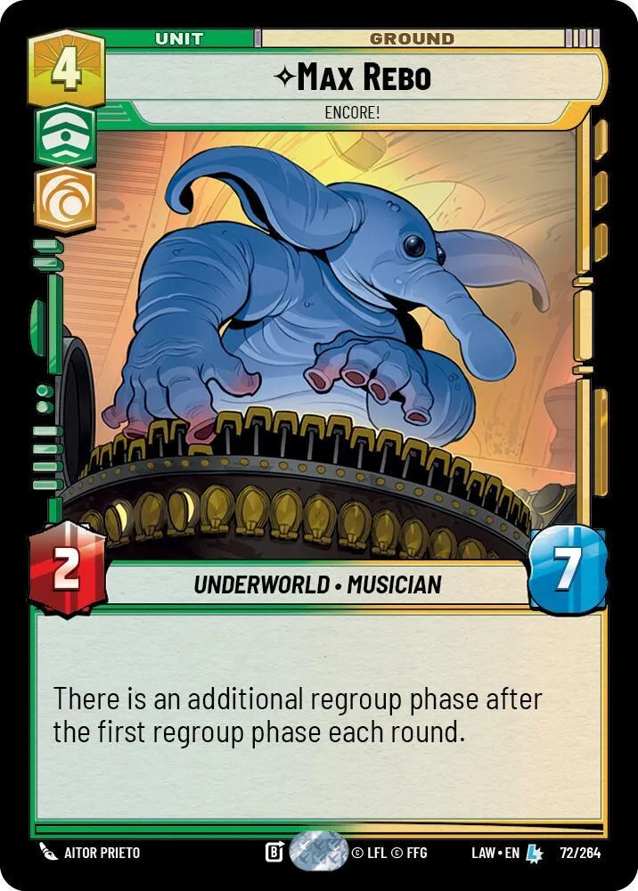 Max Rebo - Encore! — A Lawless Time — Star Wars: Unlimited