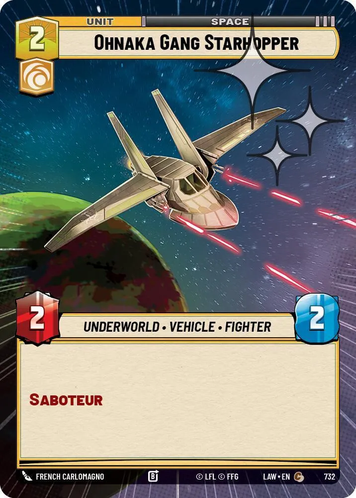 Starhopper du Gang Ohnaka — A Lawless Time — Star Wars: Unlimited