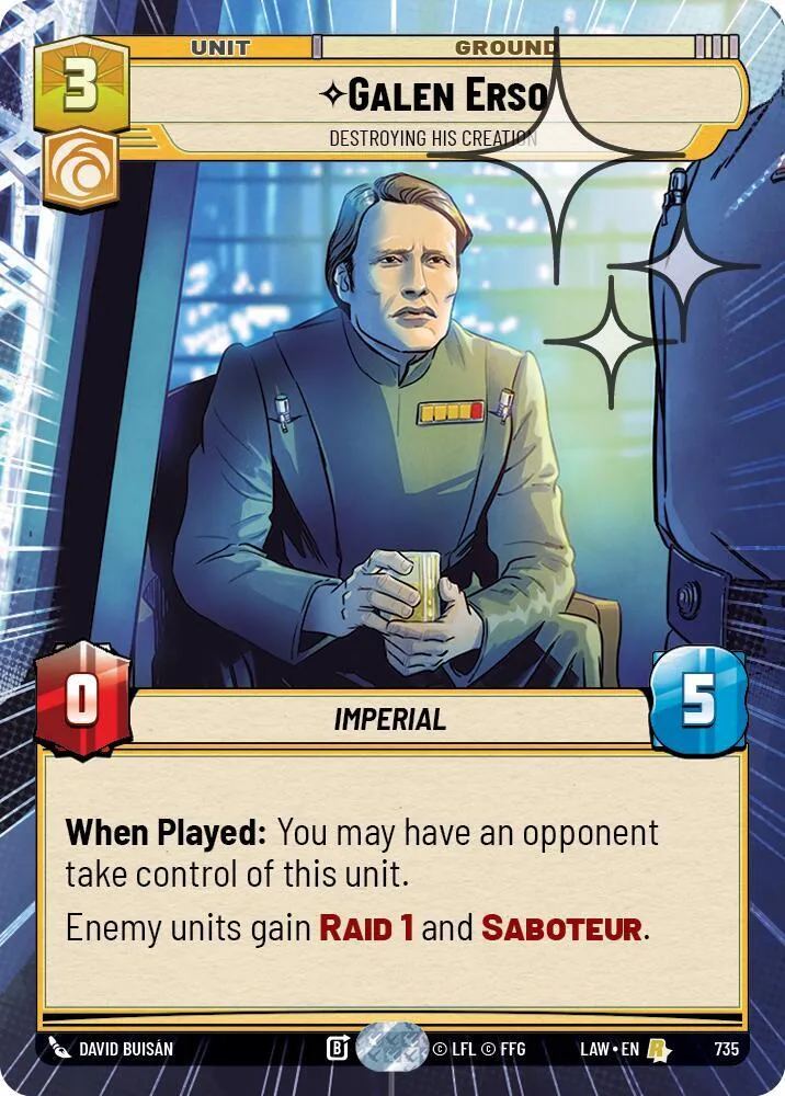 Galen Erso - Destroying His Creation — A Lawless Time — Star Wars: Unlimited