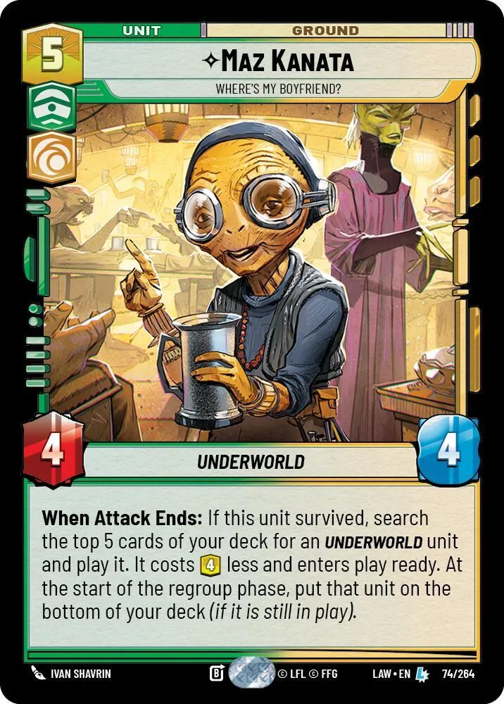 Maz Kanata - Où Est Mon Fiancé ? — A Lawless Time — Star Wars: Unlimited