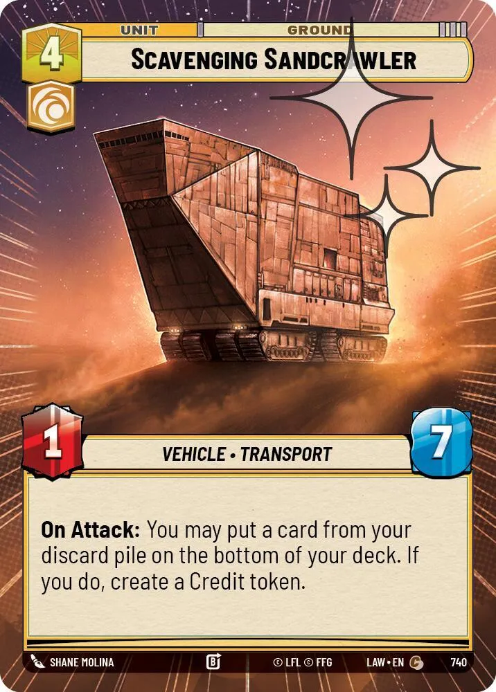 Char des Sables Récupérateur — A Lawless Time — Star Wars: Unlimited