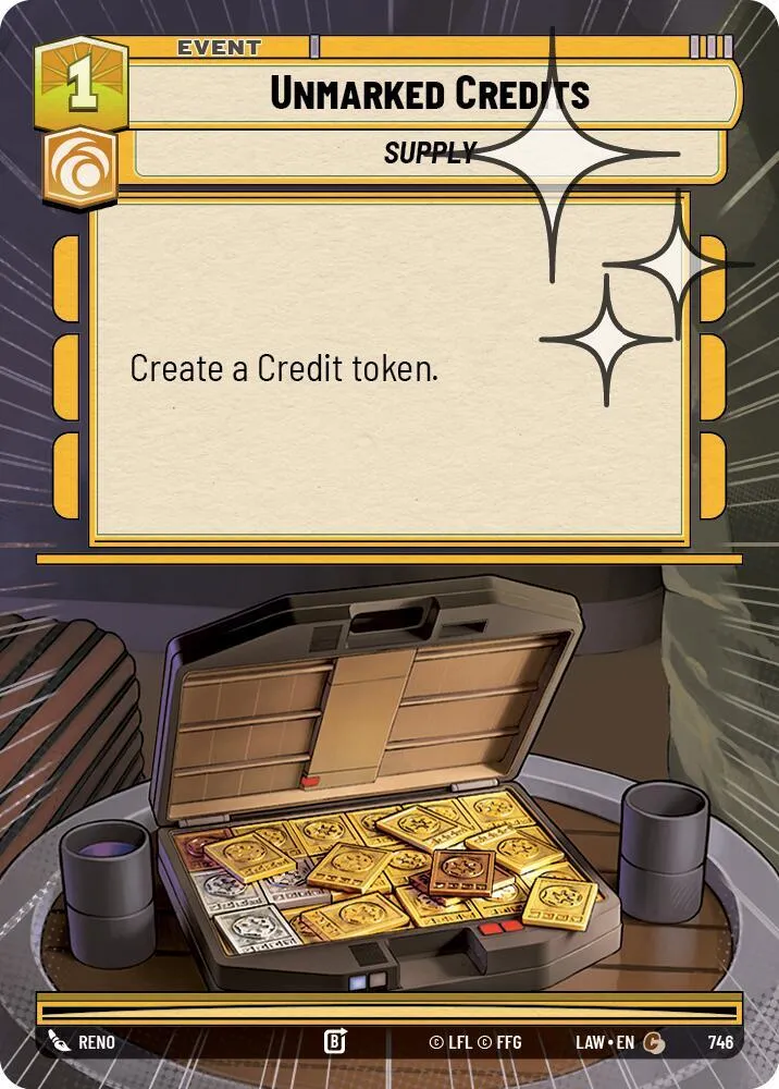 Crédits Non Identifiables — A Lawless Time — Star Wars: Unlimited
