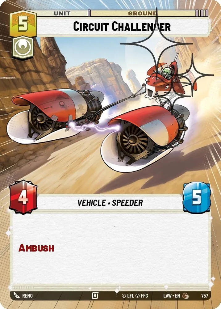 Challenger du Circuit — A Lawless Time — Star Wars: Unlimited