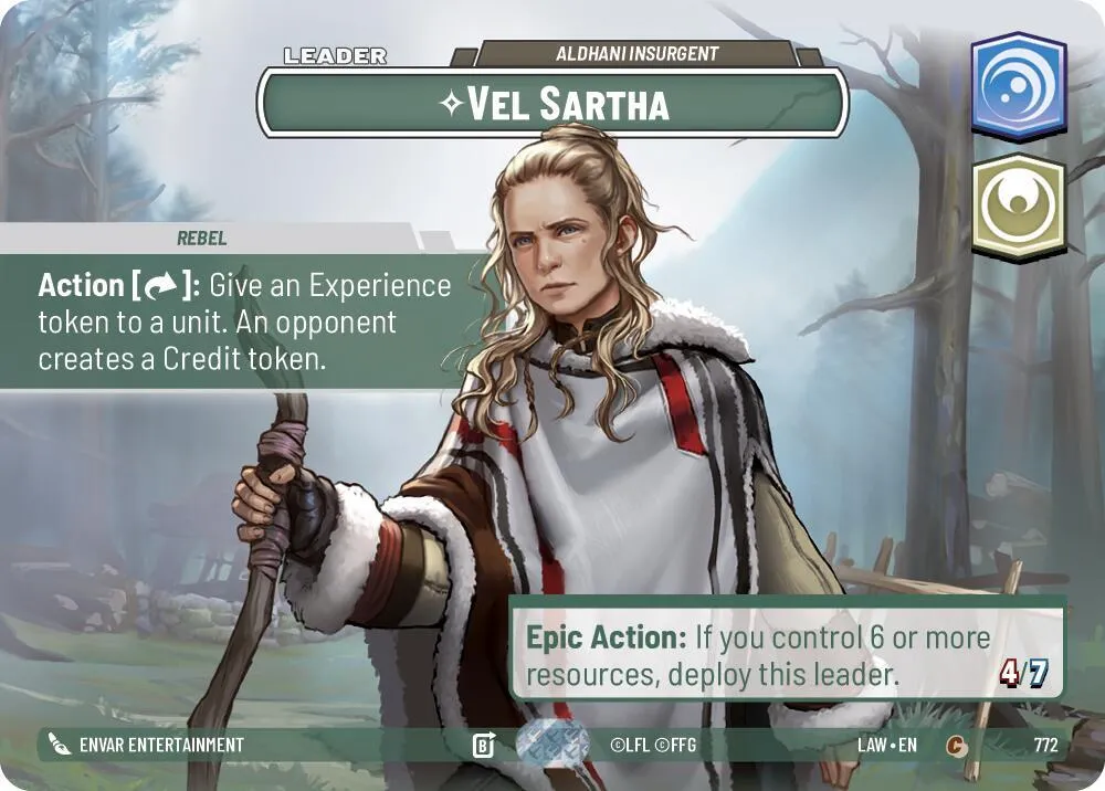 Vel Sartha - Aldhani Insurgent — A Lawless Time — Star Wars: Unlimited