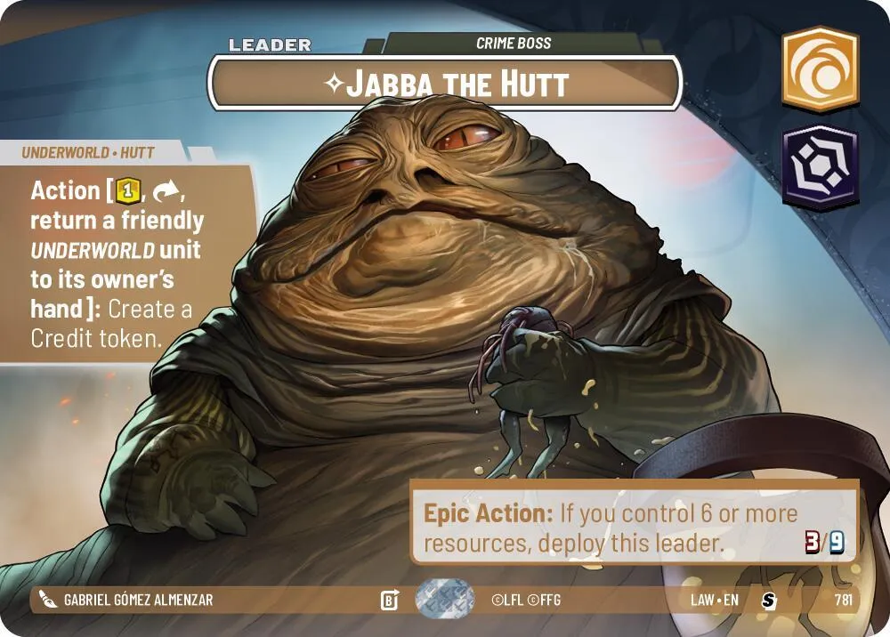 Jabba the Hutt - Crime Boss — A Lawless Time — Star Wars: Unlimited