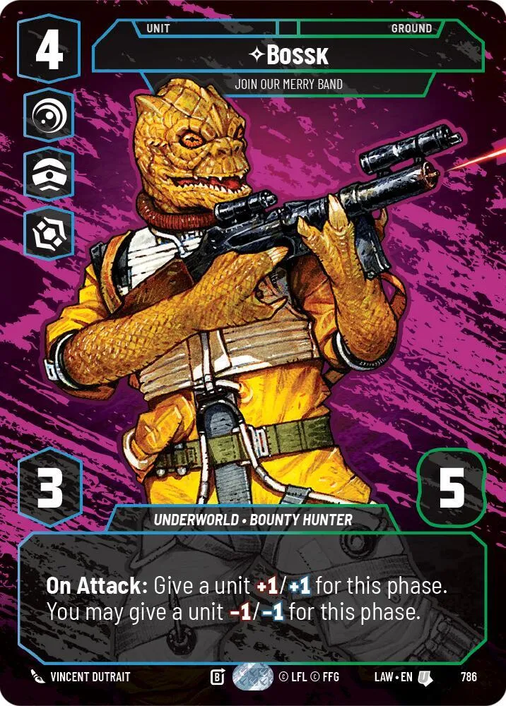 Bossk - Join Our Merry Band — A Lawless Time — Star Wars: Unlimited