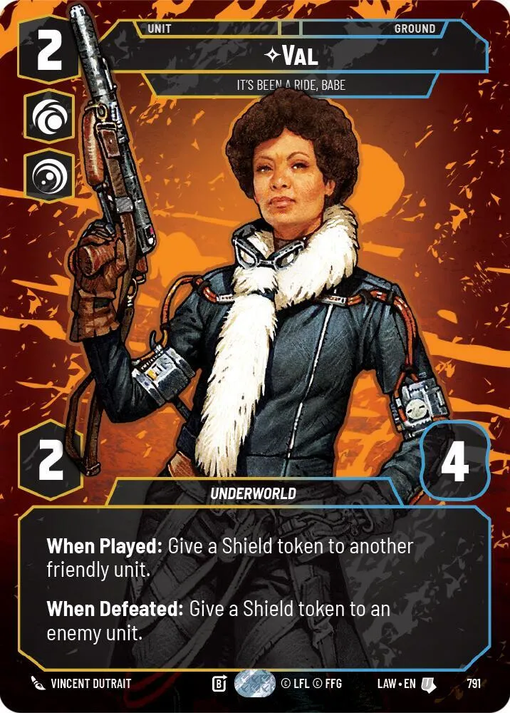 Val - It's Been a Ride, Babe — A Lawless Time — Star Wars: Unlimited