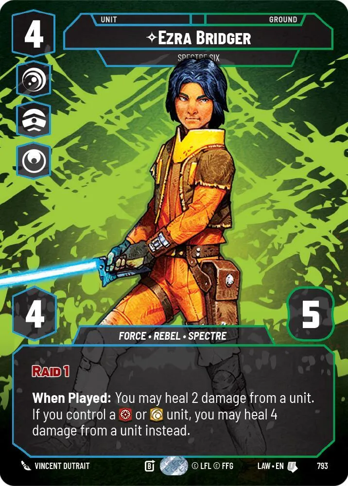 Ezra Bridger - Spectre Six — A Lawless Time — Star Wars: Unlimited