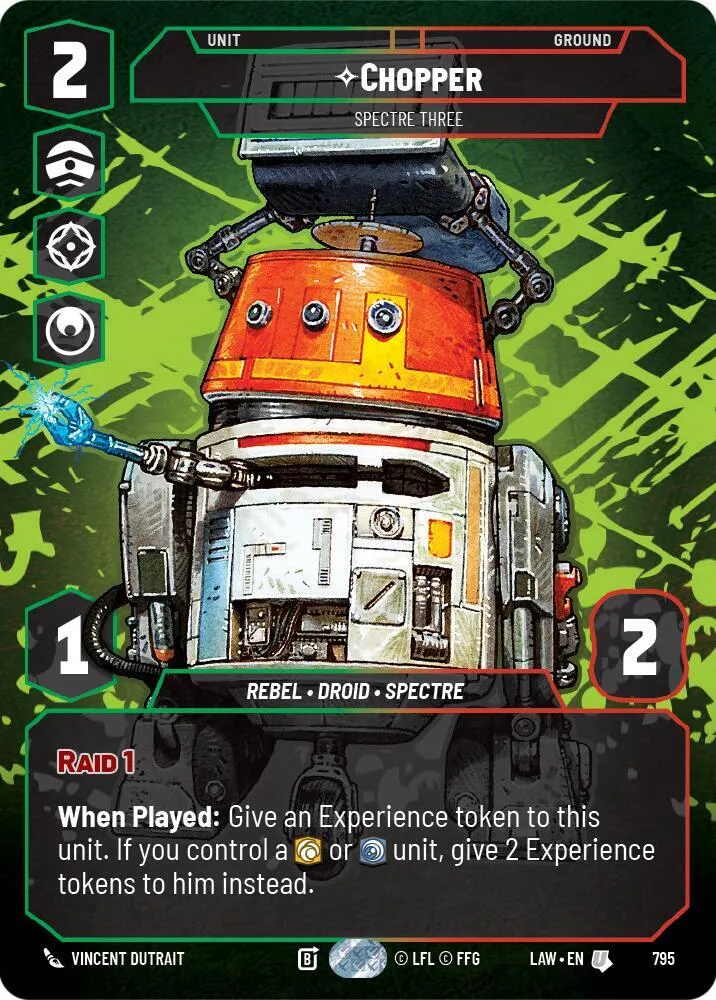 Chopper - Spectre Three — A Lawless Time — Star Wars: Unlimited