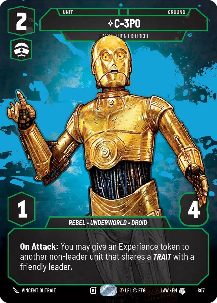 C-3PO - Translation Protocol — A Lawless Time — Star Wars: Unlimited