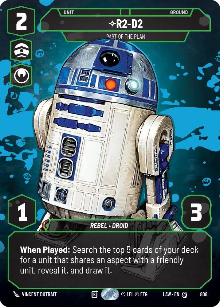 R2-D2 - Part of the Plan — A Lawless Time — Star Wars: Unlimited
