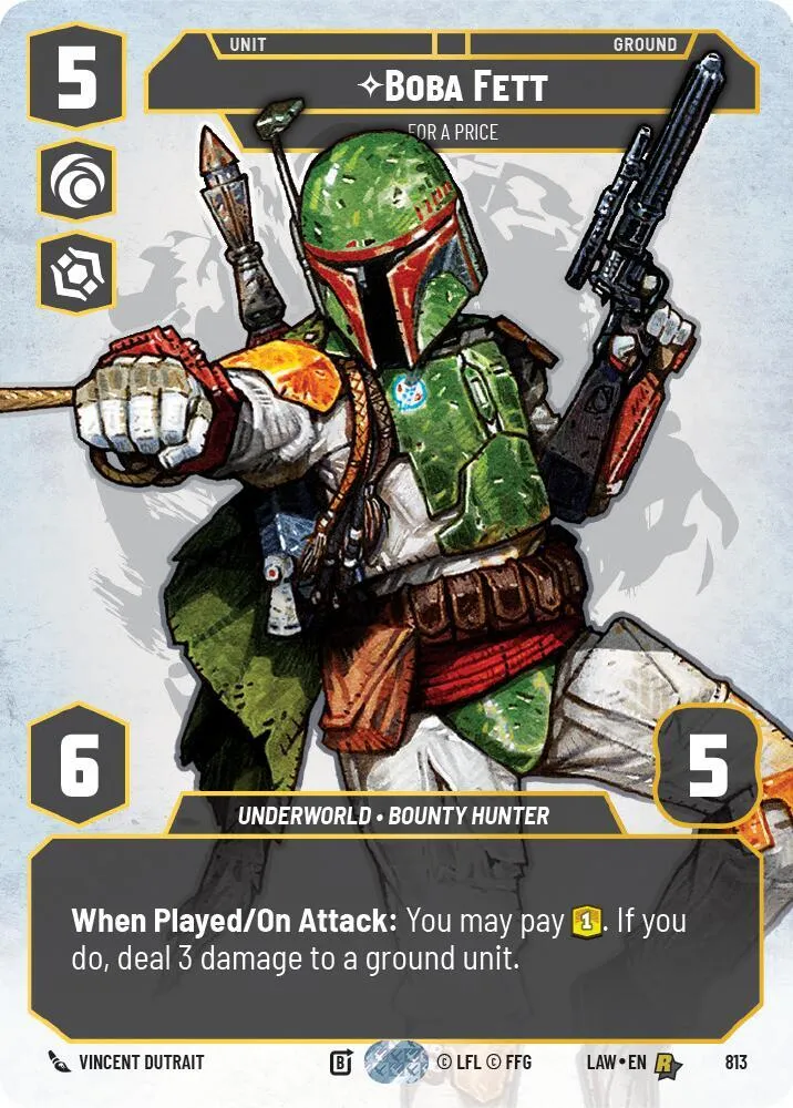 Boba Fett - For a Price — A Lawless Time — Star Wars: Unlimited