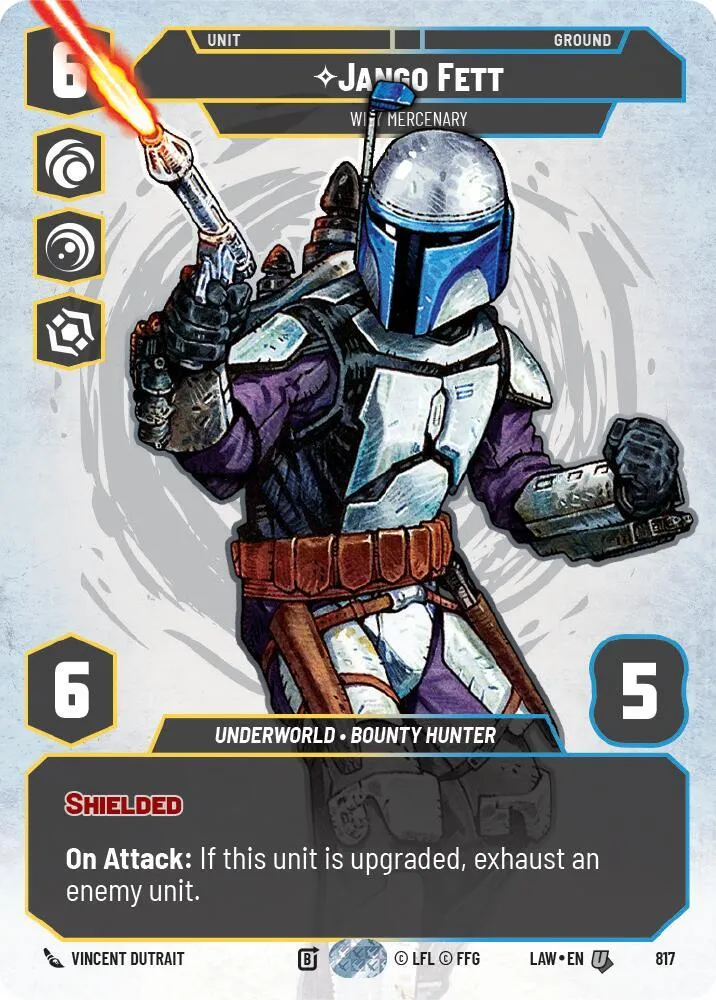Jango Fett - Mercenaire Astucieux — A Lawless Time — Star Wars: Unlimited