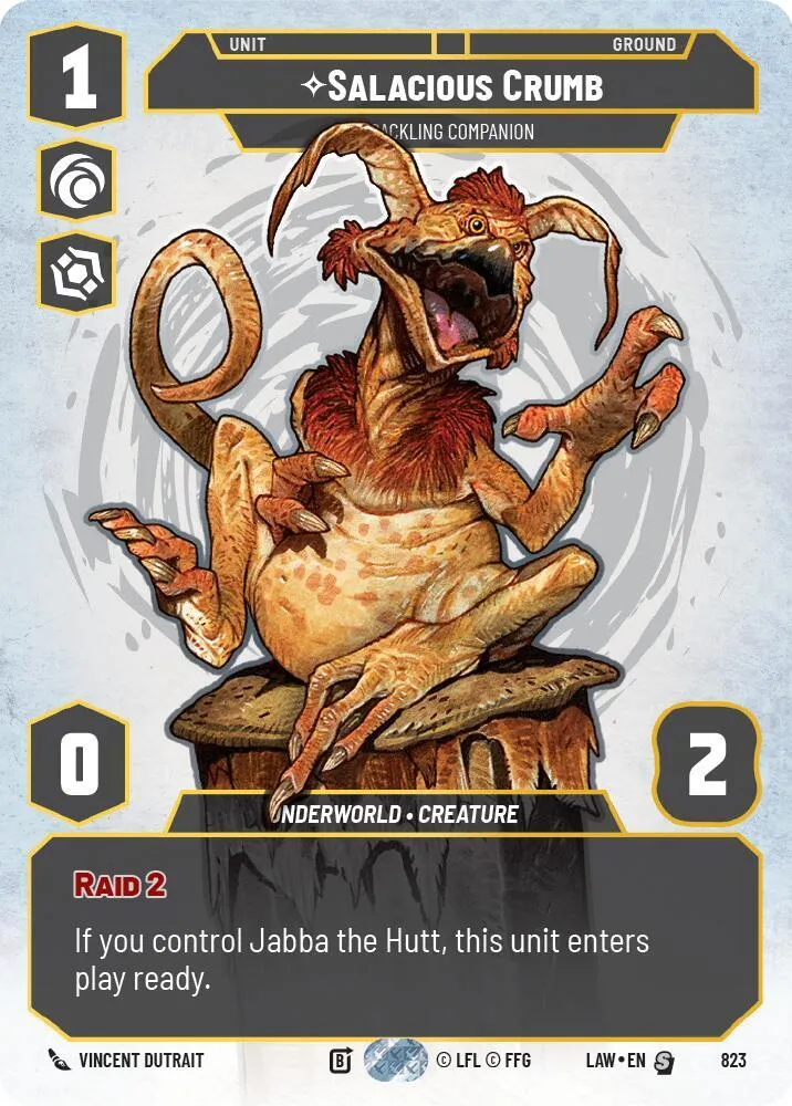 Salacious Crumb - Cackling Companion — A Lawless Time — Star Wars: Unlimited