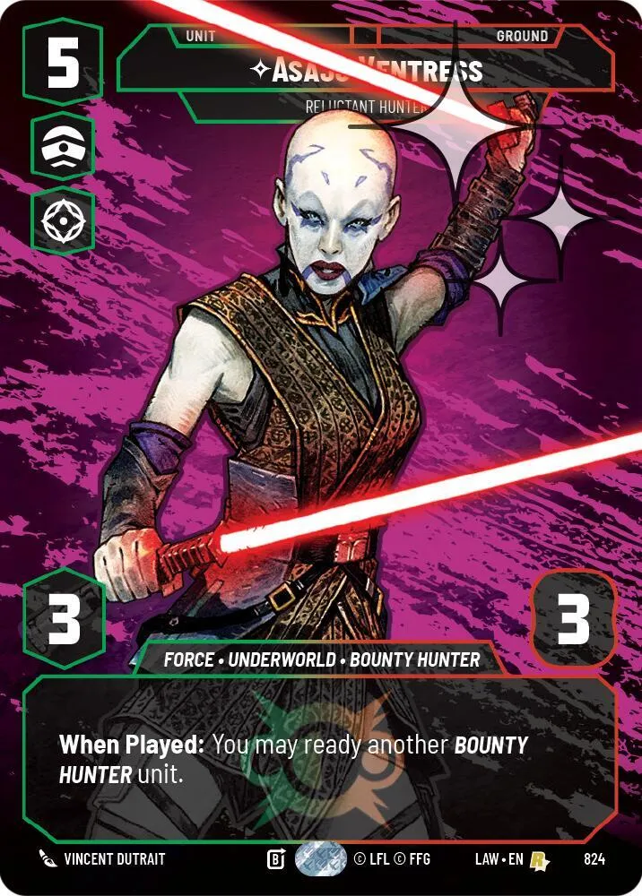 Asajj Ventress - Reluctant Hunter — A Lawless Time — Star Wars: Unlimited