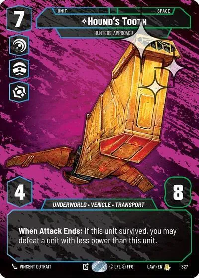Hound's Tooth - Hunters' Approach — A Lawless Time — Star Wars: Unlimited