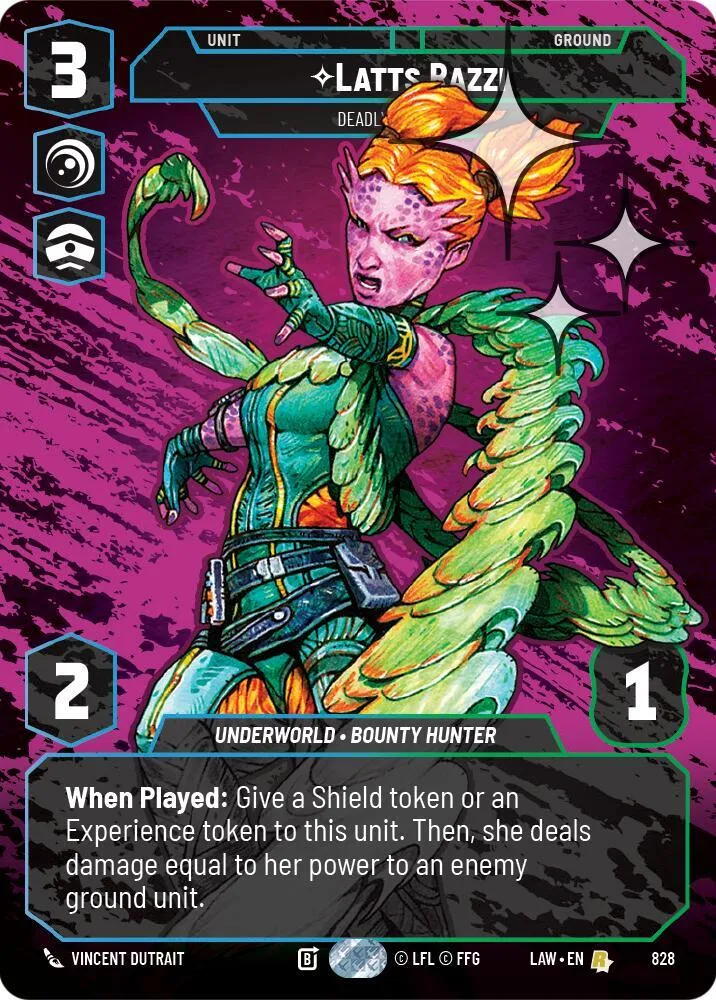 Latts Razzi - Deadly Whipmaster — A Lawless Time — Star Wars: Unlimited