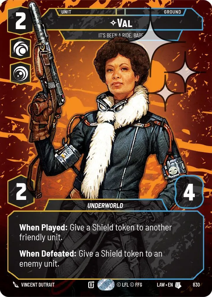 Val - It's Been a Ride, Babe — A Lawless Time — Star Wars: Unlimited