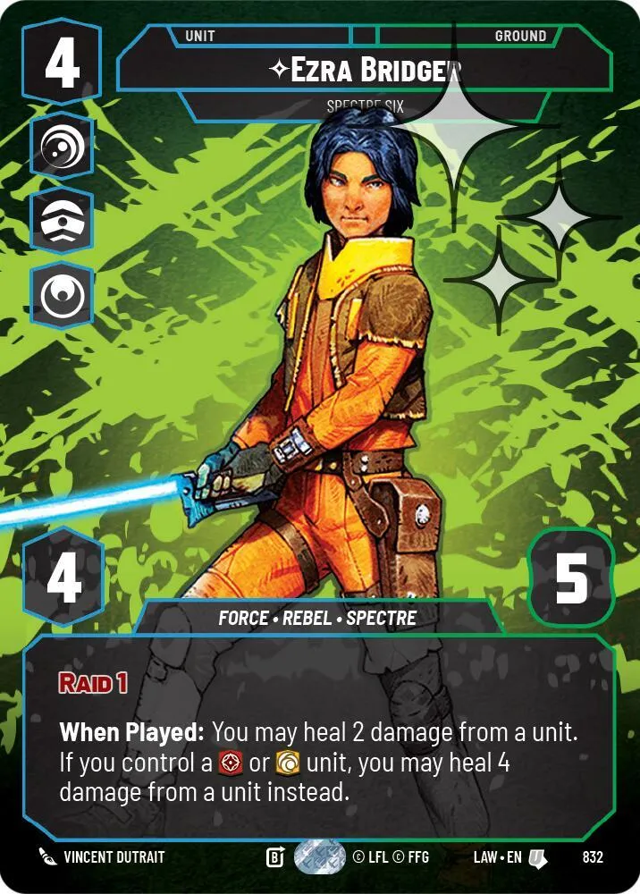 Ezra Bridger - Spectre Six — A Lawless Time — Star Wars: Unlimited