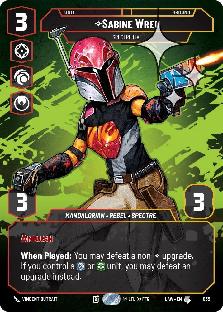 Sabine Wren - Spectre Five — A Lawless Time — Star Wars: Unlimited