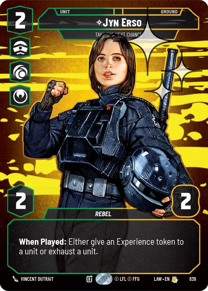 Jyn Erso - Take the Next Chance from A Lawless Time - Star Wars: Unlimited