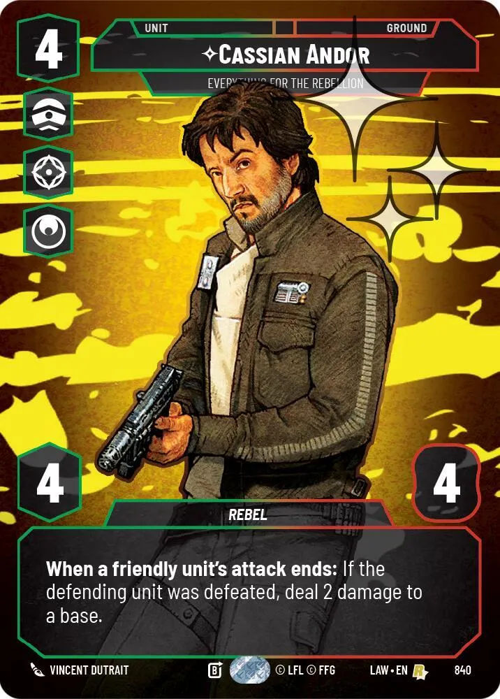 Cassian Andor - Everything for the Rebellion — A Lawless Time — Star Wars: Unlimited