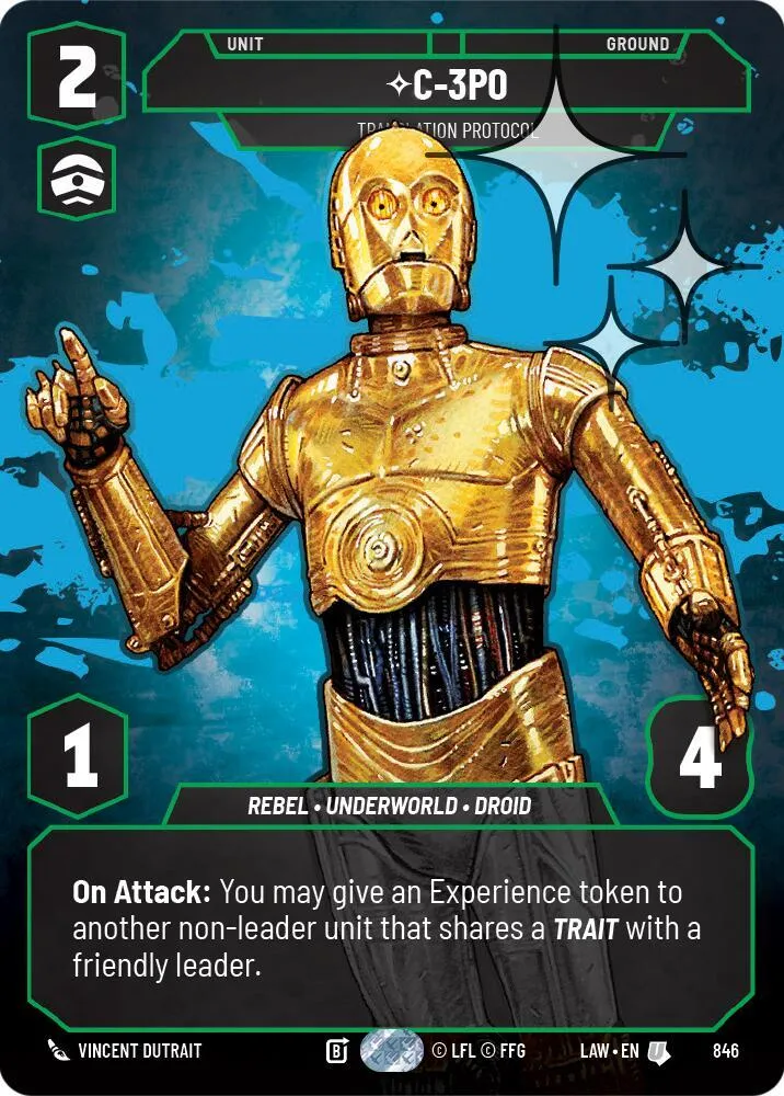 C-3PO - Translation Protocol — A Lawless Time — Star Wars: Unlimited