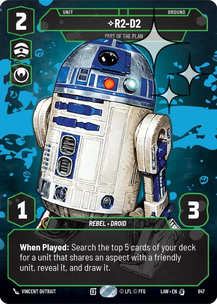 R2-D2 - Part of the Plan — A Lawless Time — Star Wars: Unlimited